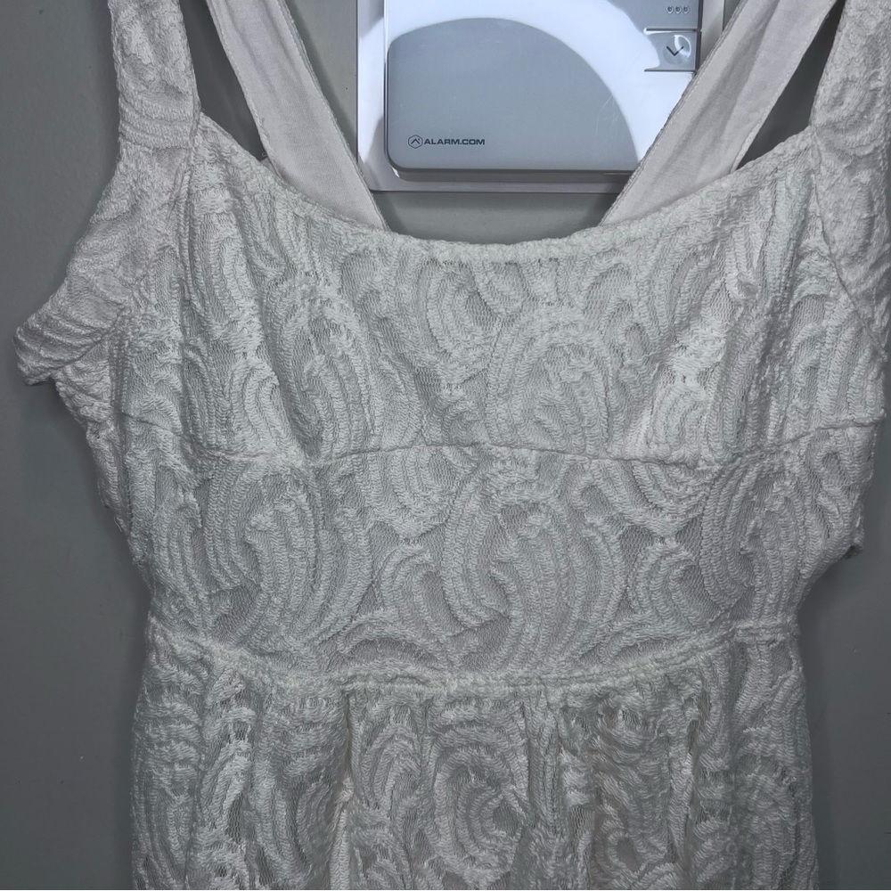 Free People Knit Crochet Mini Dress Size Small - Picture 4 of 11